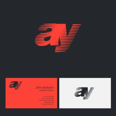 Ay harfleri şirket logosu 