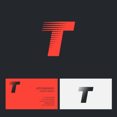 T harfi şirket logosu 