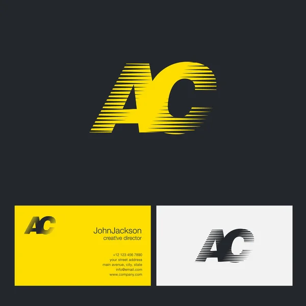 Logo de l'entreprise AC Letters — Image vectorielle