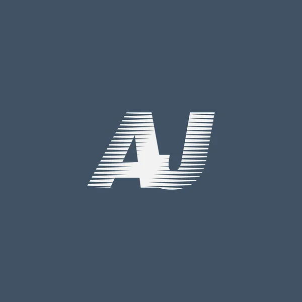 Logo de la société AJ Letters — Image vectorielle