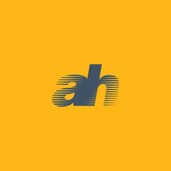 AH Letters Company Logo — Vector de stoc