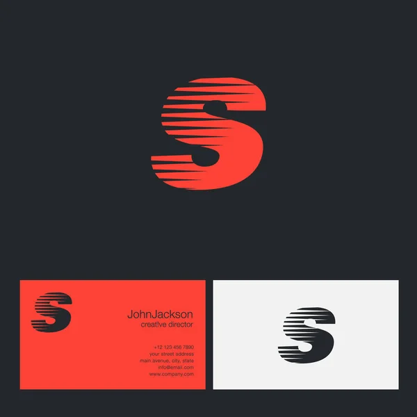 S Brief Firmenlogo — Stockvektor