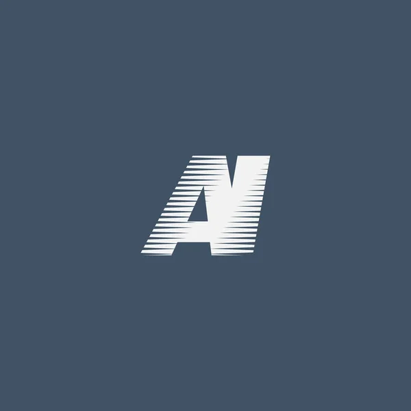 Lettres AI Logo de l'entreprise — Image vectorielle