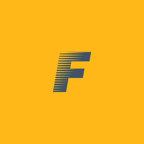 F Brief Firmenlogo — Stockvektor