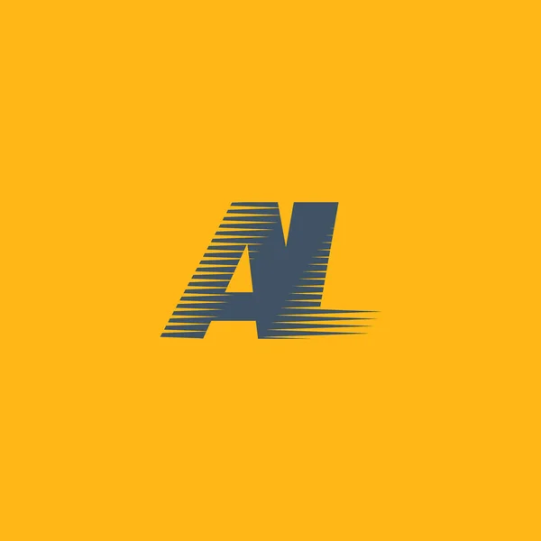 AL Letters Company Logo — Vector de stoc