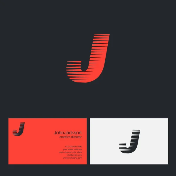 Логотип J Letter Company — стоковый вектор