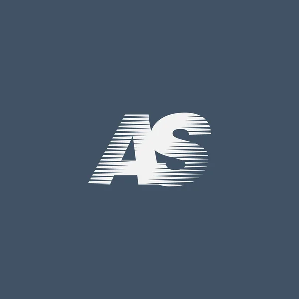 Логотип AS Letters Company — стоковый вектор