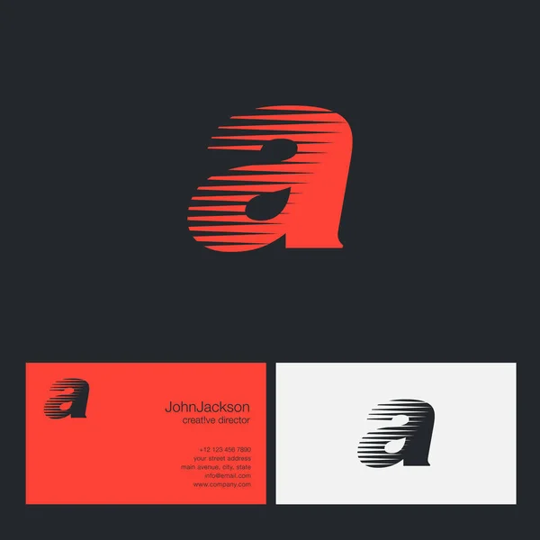 Une lettre logo de l'entreprise — Image vectorielle