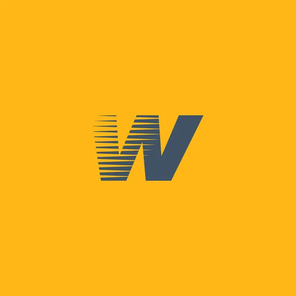 Логотип компании W Letter — стоковый вектор