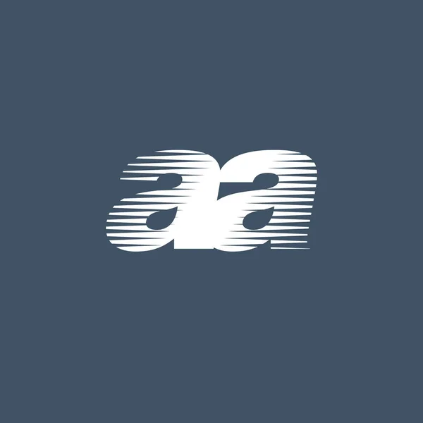 AA Lettres Logo de l'entreprise — Image vectorielle