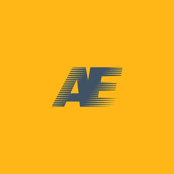 AE Letters Company Logo — Stock Vector