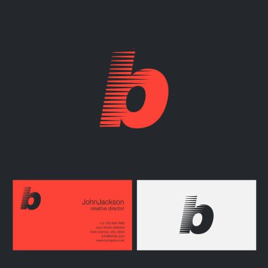 B harfi şirket logosu 