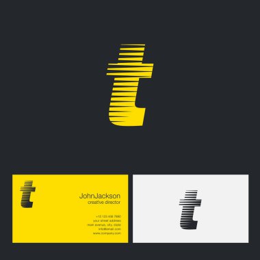 T harfi şirket logosu 