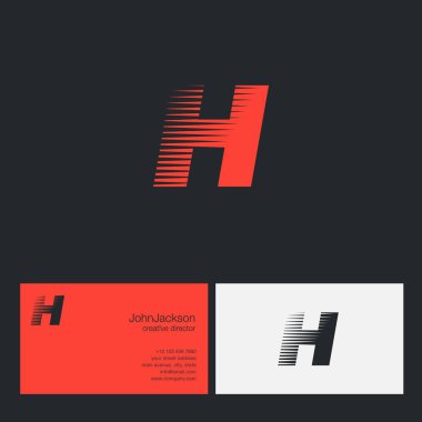 H harfi şirket logosu 