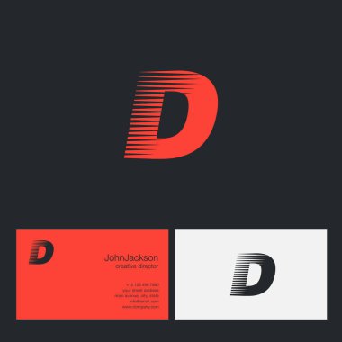 D harfi şirket logosu 