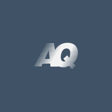 AQ harfler şirket logosu 
