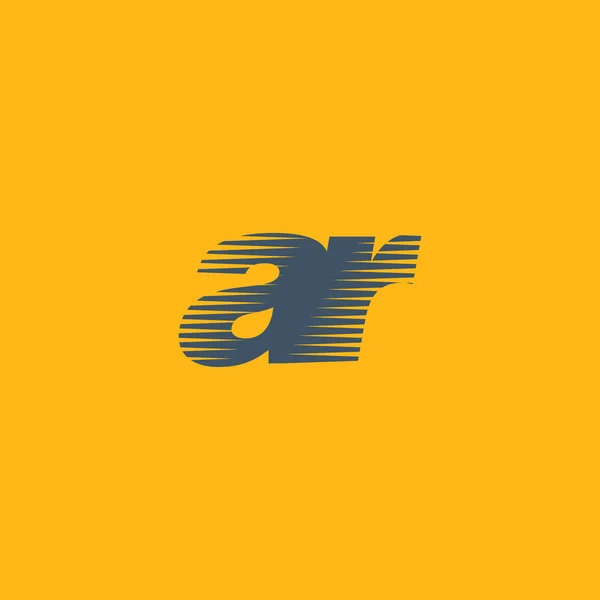 AR Letters Company Logo — Vector de stoc