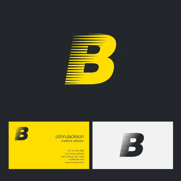 Логотип компании B — стоковый вектор