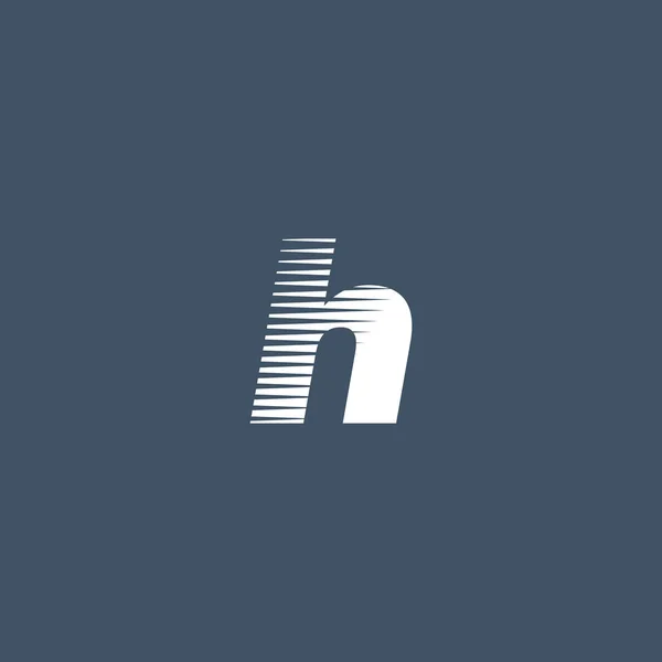 H Brief Firmenlogo — Stockvektor