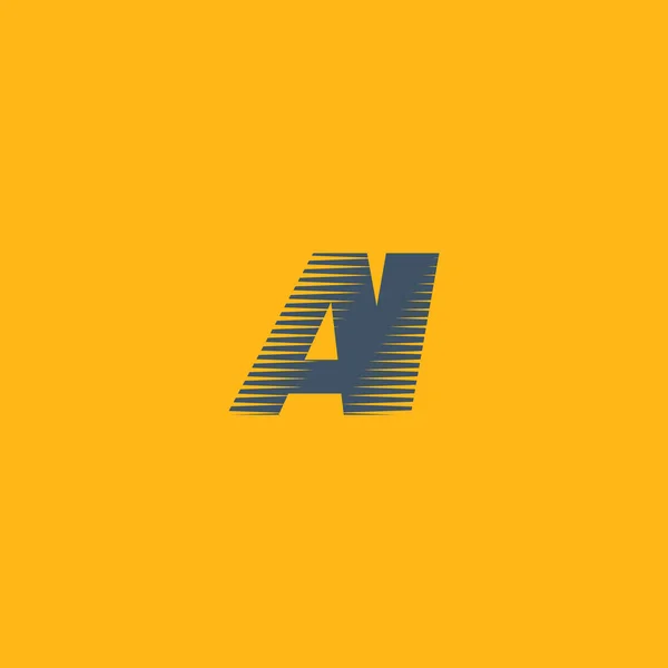 AI Letters Company Logo — Vector de stoc