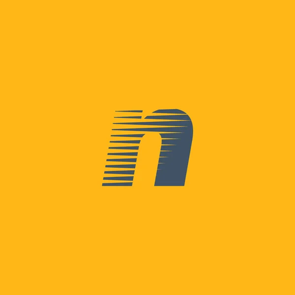 N Letter Company Logo — Vector de stoc
