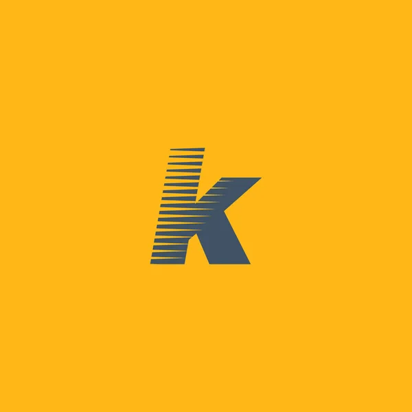 K Letter Company Logo — Stock Vector