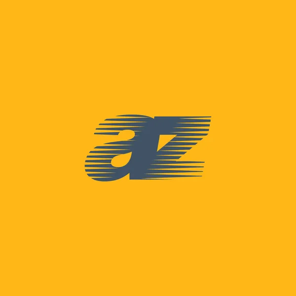 AZ Cartas Empresa Logo — Vector de stock