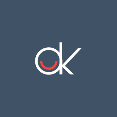 mektup logo yuvarlak ak