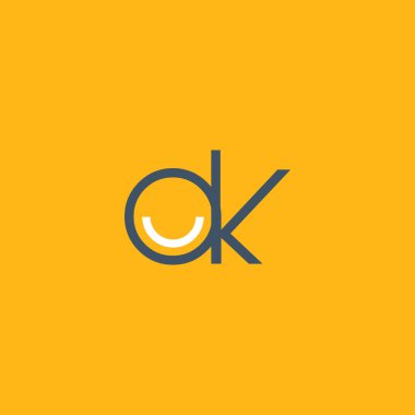 mektup logo yuvarlak ak