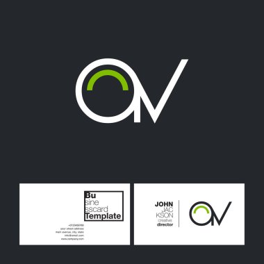 mektup logo av yuvarlak