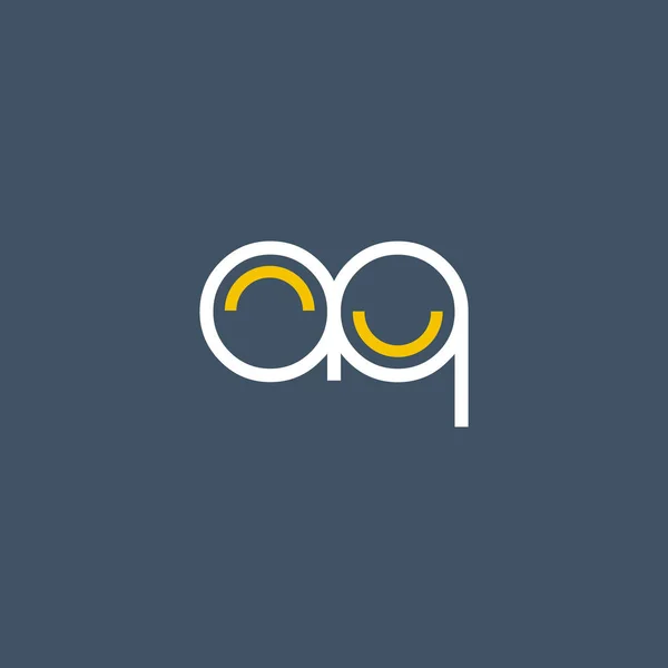 Круглі літери логотип — стоковий вектор