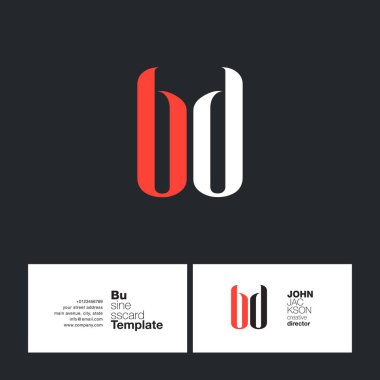 BD harf Logo kartvizit
