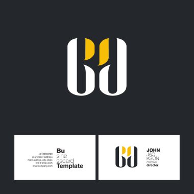 CA harf Logo kartvizit