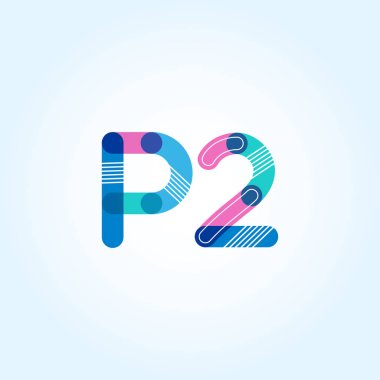 harf ve rakam P2 logosu