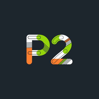 harf ve rakam P2 logosu