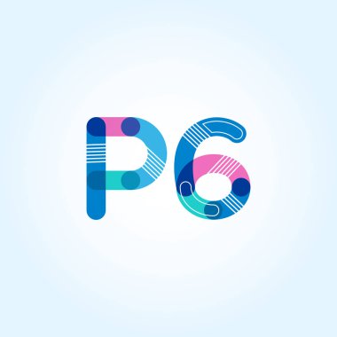 harf ve rakam P6 logosu