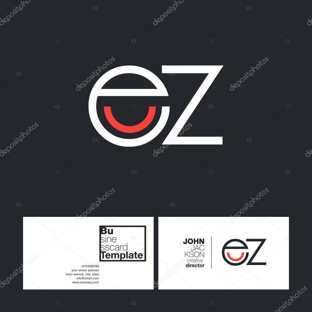 round letter logo EZ
