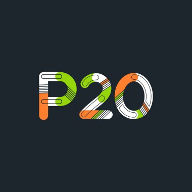 harf ve rakam P20 logosu