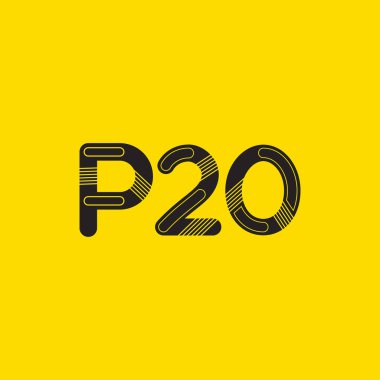 harf ve rakam P20 logosu