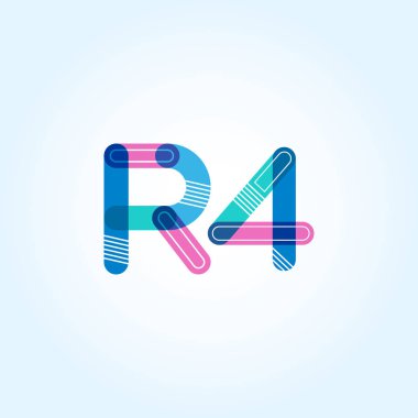 harf ve rakam R4 logosu