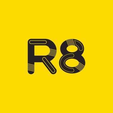 harf ve rakam R8 logosu