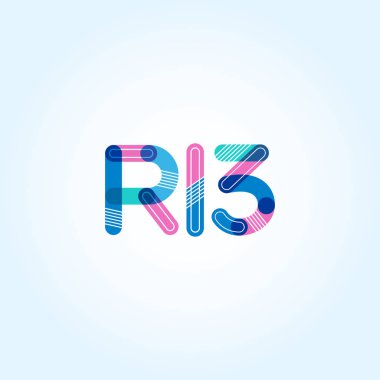 harf ve rakam R13 logosu