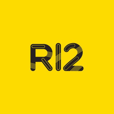 harf ve rakam R12 logosu