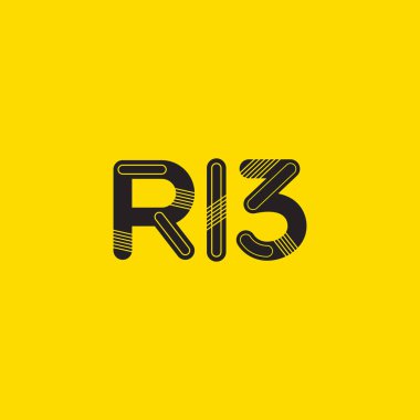 harf ve rakam R13 logosu