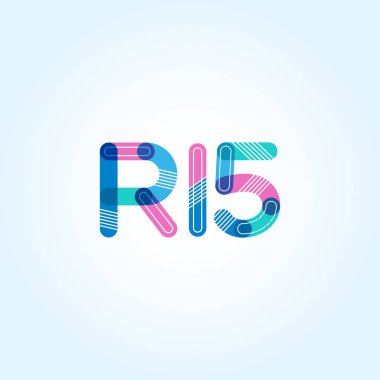 harf ve rakam R15 logosu