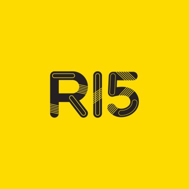 harf ve rakam R15 logosu