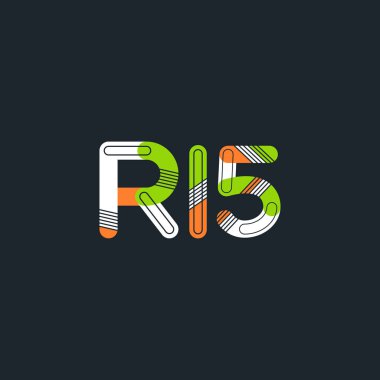 harf ve rakam R15 logosu