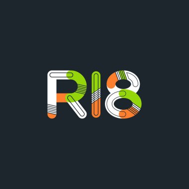 harf ve rakam R18 logosu