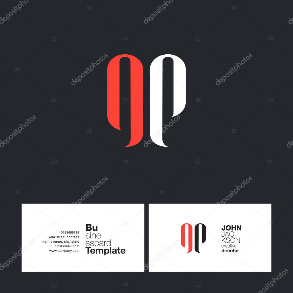 GP Letters Logo Business Card