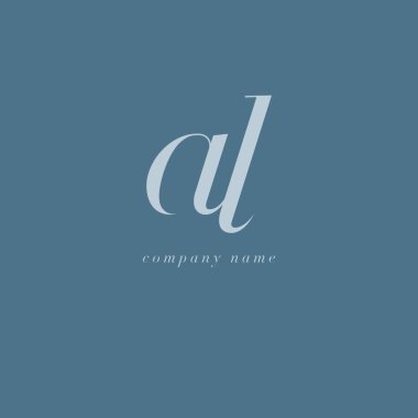 Al harf Logo şablonu